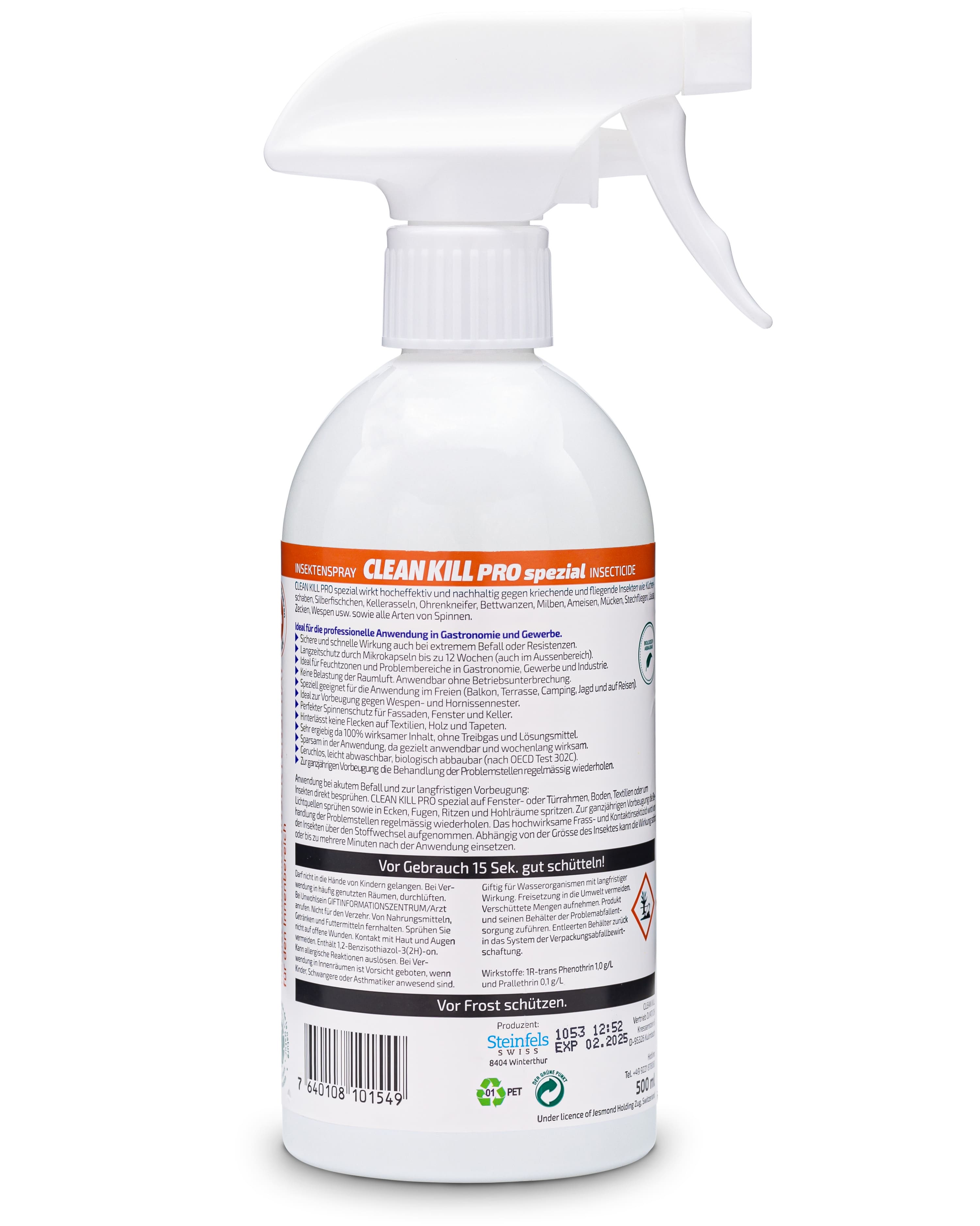 Clean Kill Pro Spezial Insektenspray für den Außenbereich