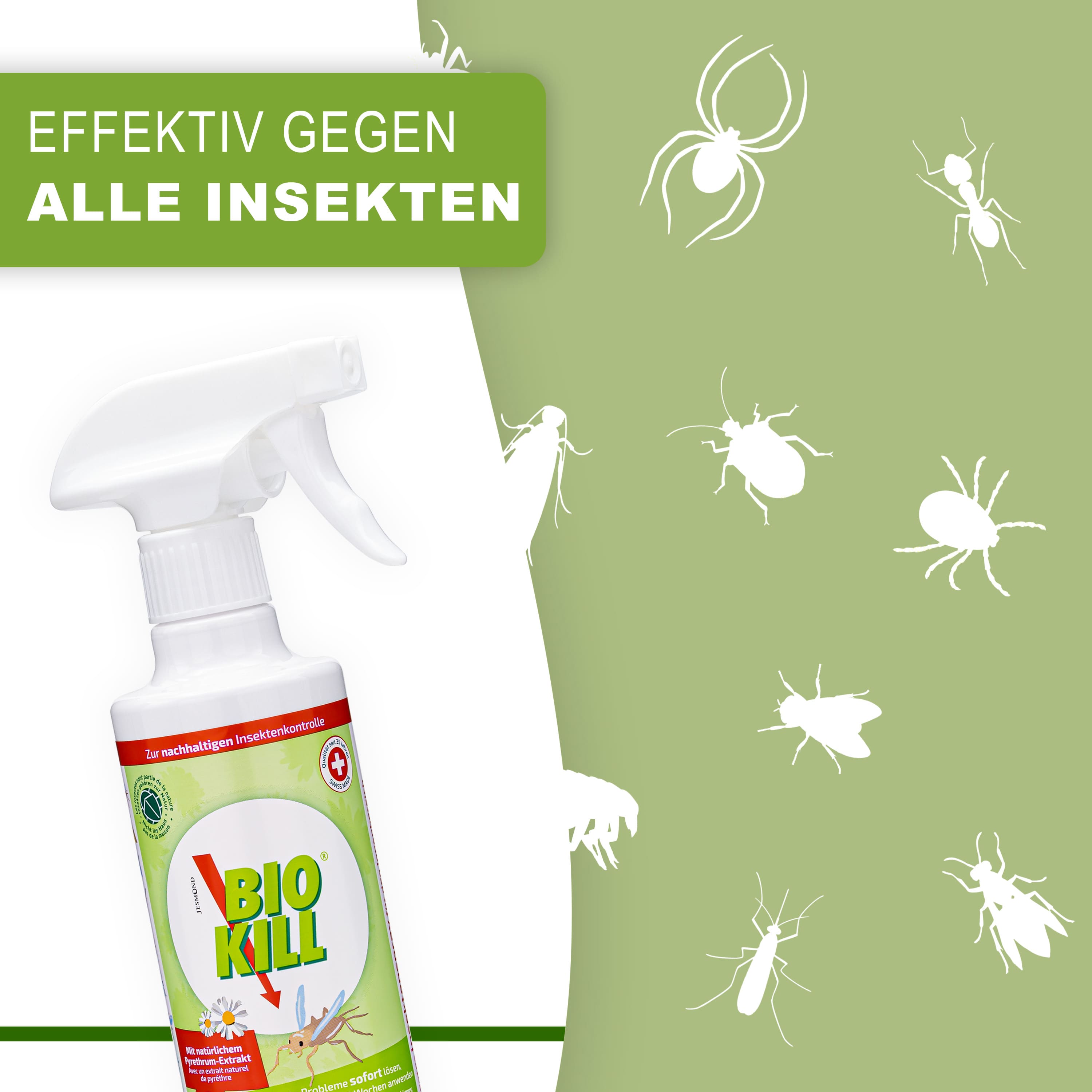 Bio Kill Insektenspray 100% pflanzlicher Wirkstoff